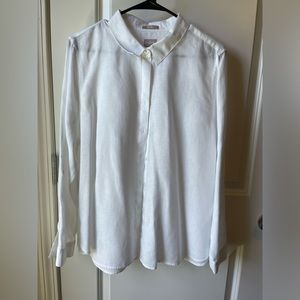Chico’s button front line tunic top size 3/14